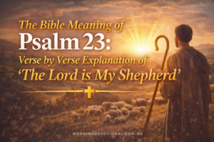 The Bible Meaning of Psalm 23: Verse by Verse Explanation of “The Lord is My Shepherd”